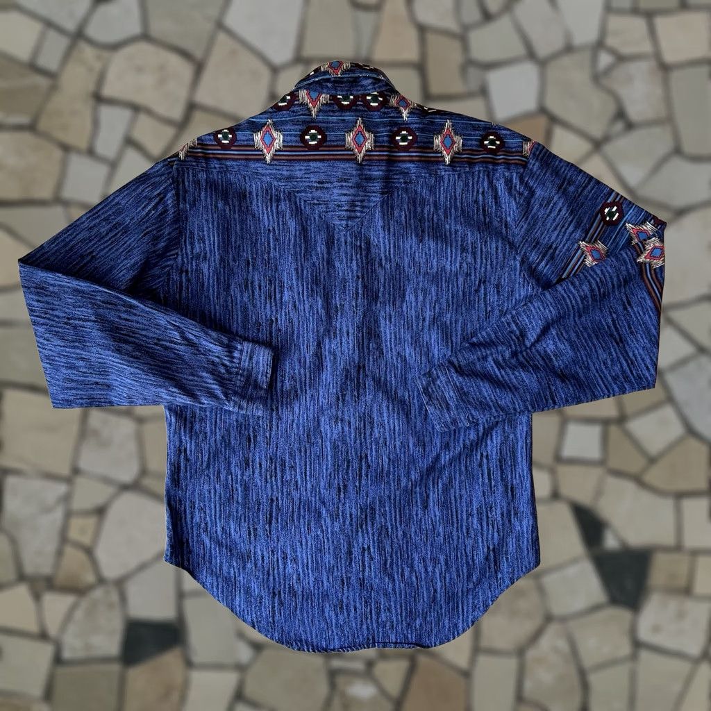 Rockmount Ranch Wear VINTAGE Rockmount Ranch Wear Pearl Snap Bib Shirt Long Sleeve Women's Medium Size M / US 6-8 / IT 42-44 - 1 Thumbnail