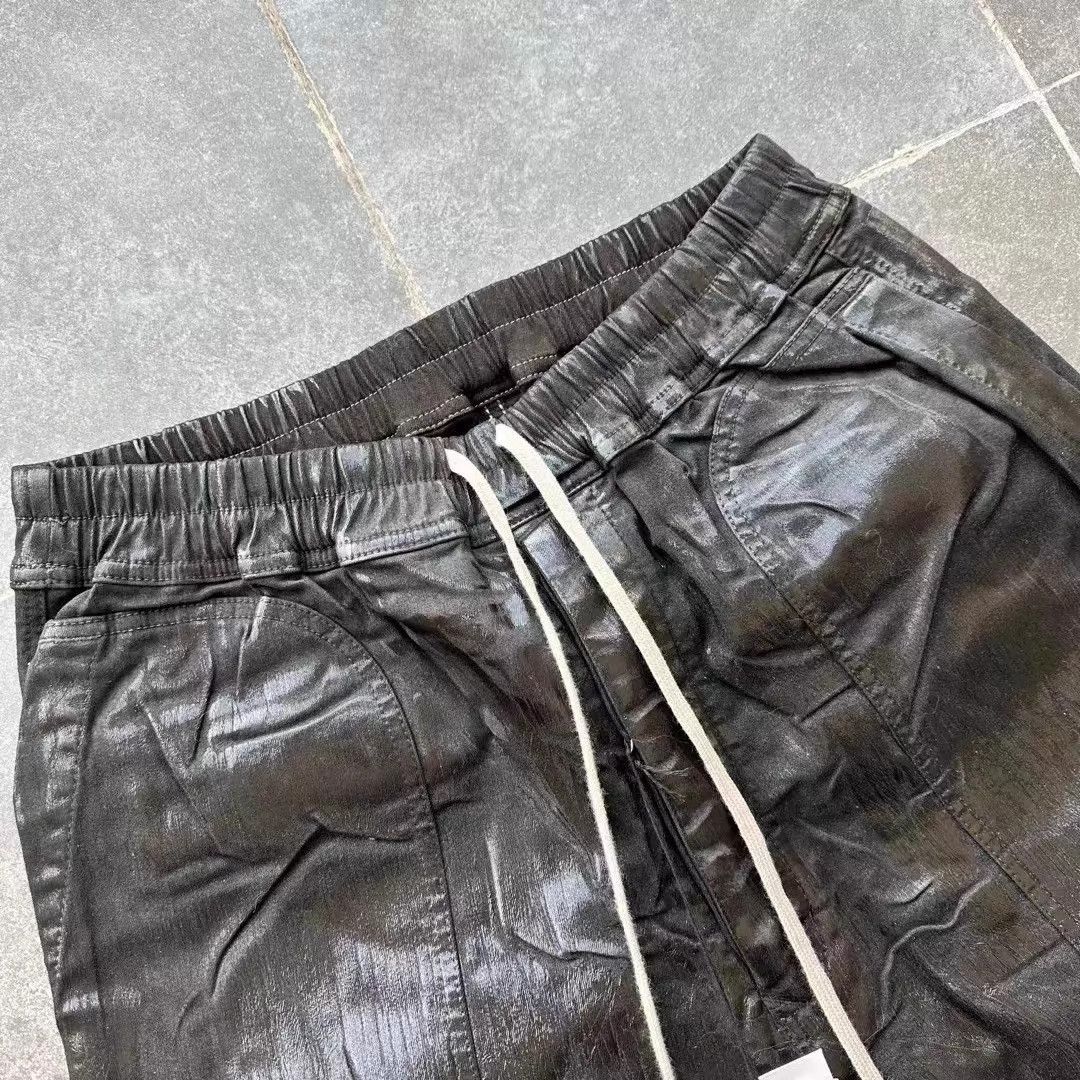 Rick Owens Rick Owens drkshdw Waxed Glossy Rare M Short Size US 32 / EU 48 - 3 Thumbnail