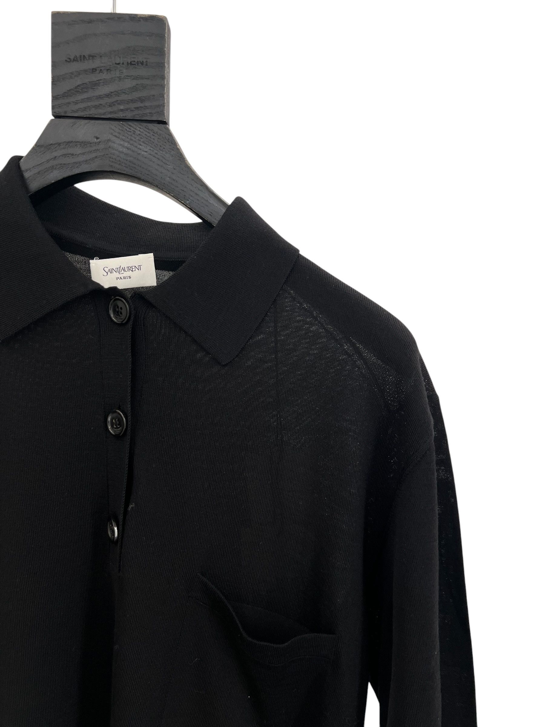 Saint Laurent Paris Saint Laurent Polo Shirt Size XS / US 0-2 / IT 36-38 - 2 Thumbnail