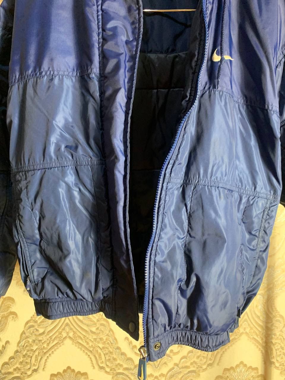 Nike × Vintage VERY RARE NIKE DOWN LIGHT JACKET BIG LOGO SWOOSH Y2K 90s SK8 Size US S / EU 44-46 / 1 - 7 Thumbnail