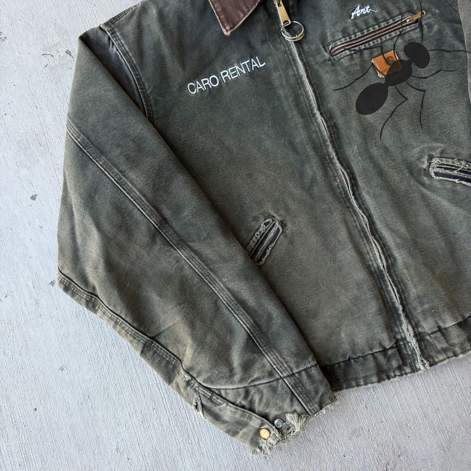 Carhartt × Vintage Carhartt J97 MOS green Detroit work wear jacket Size US L / EU 52-54 / 3 - 2 Thumbnail