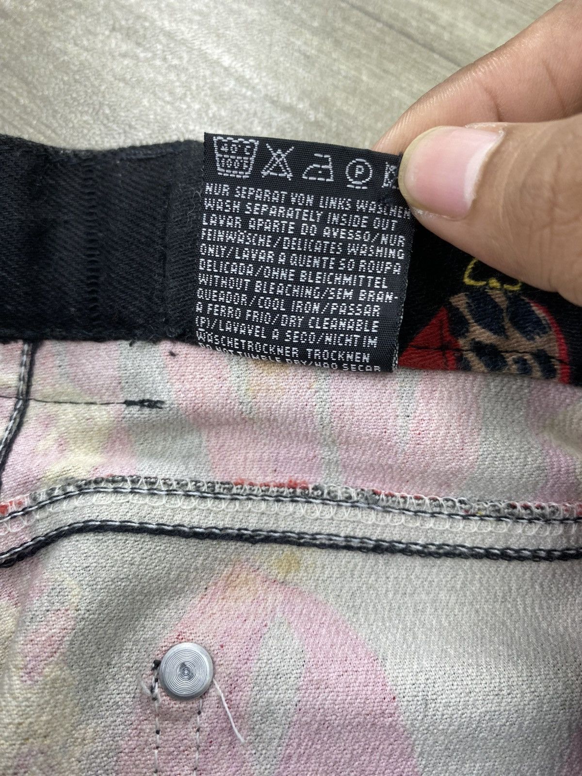 Japanese Brand Vintage Laurel Baroque Equestrian Chanis Scarf Print Pants Size US 27 - 13 Thumbnail