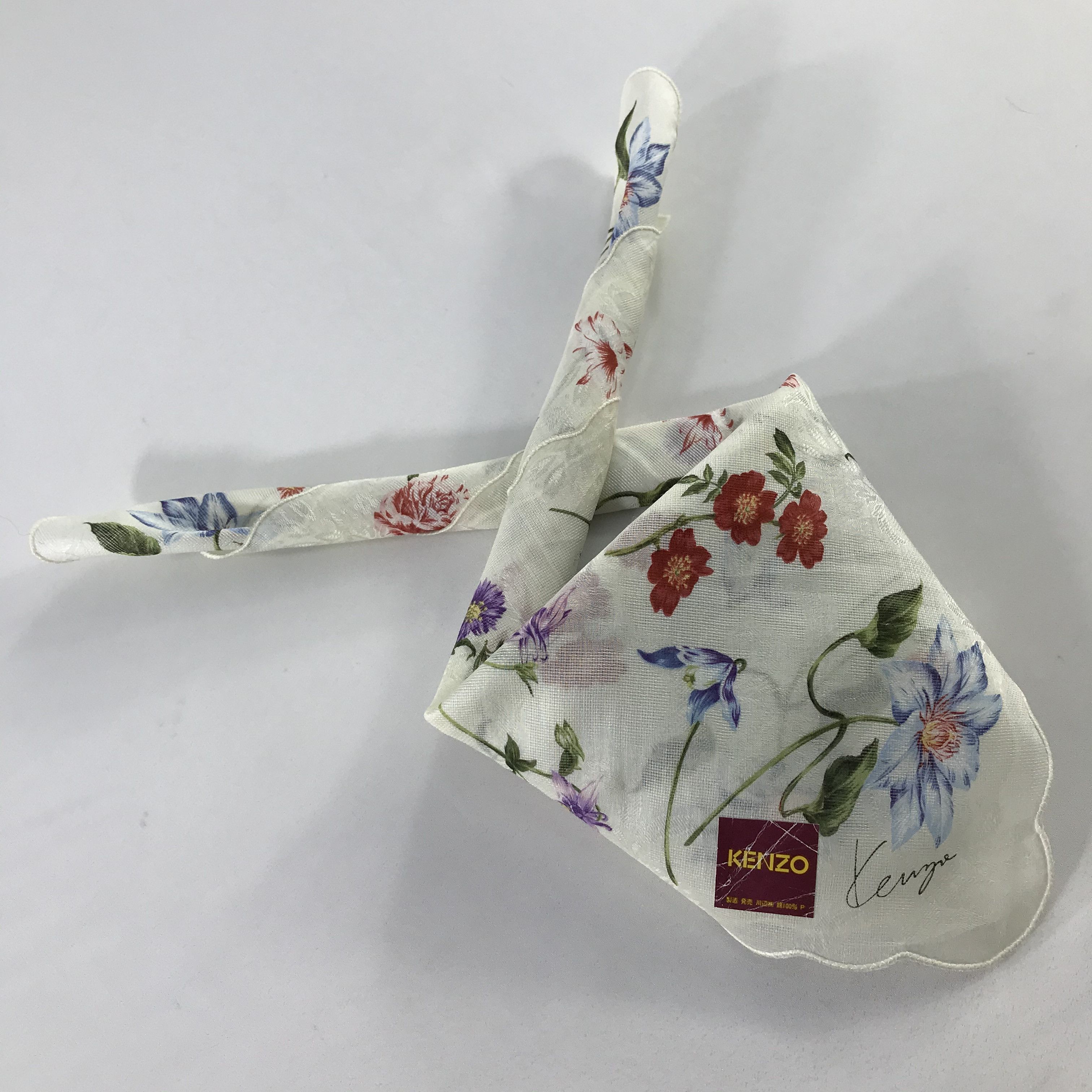 Kenzo × Vintage Kenzo Neckerchief / Bandana / Handkerchief Size ONE SIZE - 2 Thumbnail