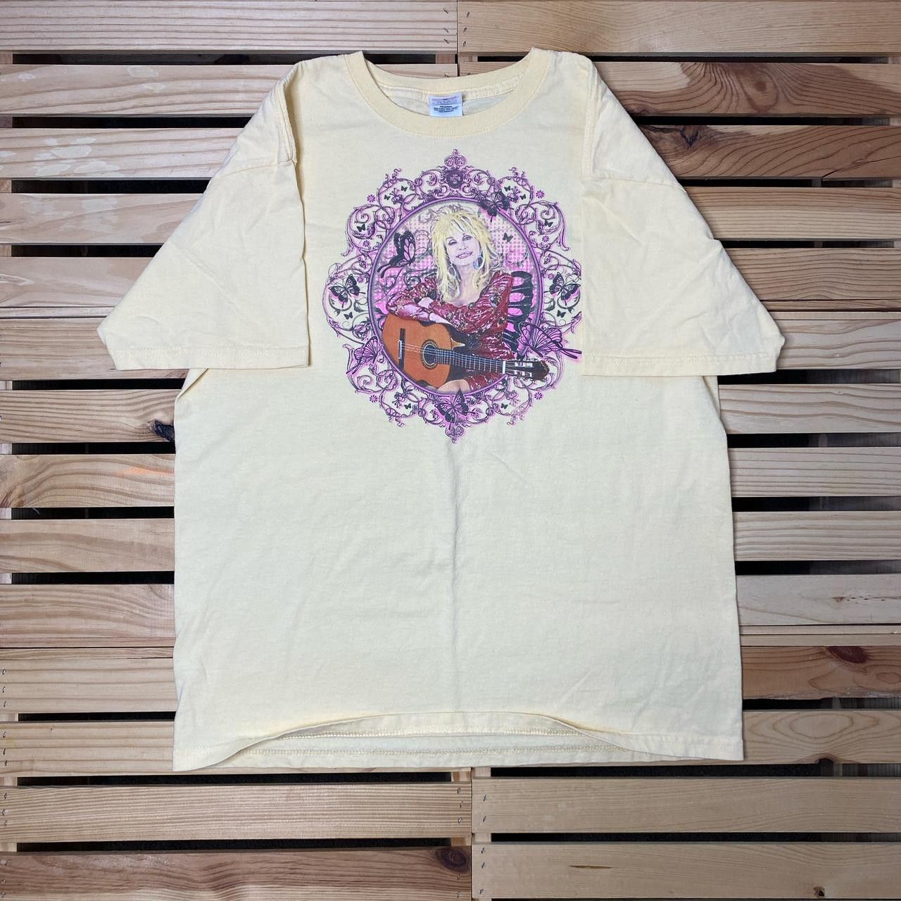 Anvil Vintage Dolly Parton Yellow Country Music Tee Size Large Size US L / EU 52-54 / 3 - 1 Thumbnail