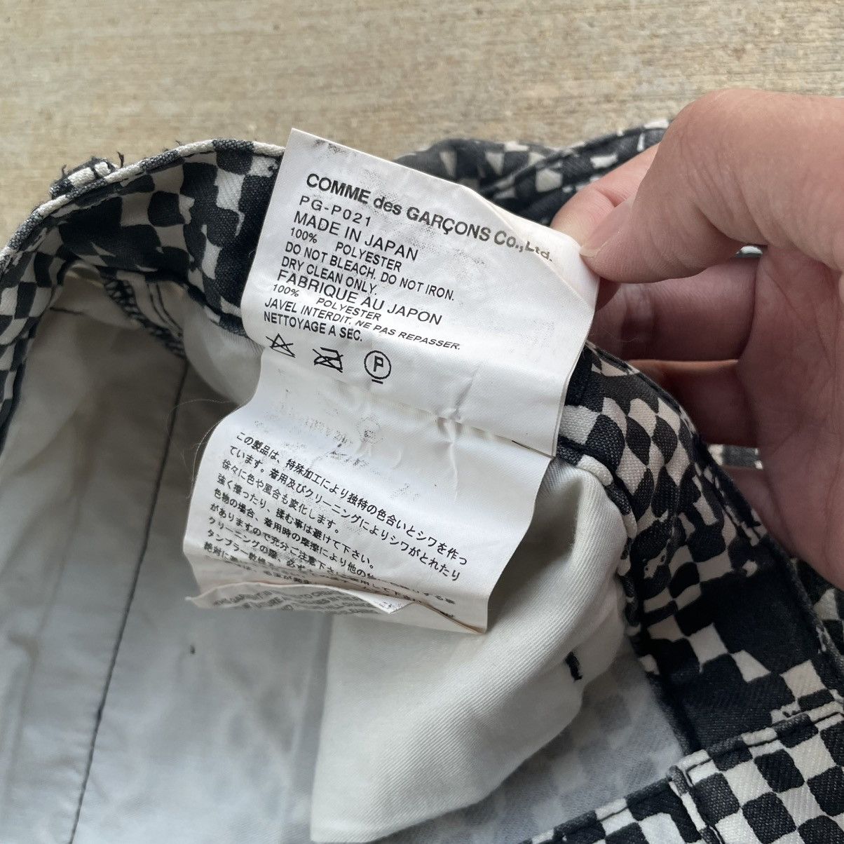 Comme des Garcons Homme Plus Comme Des Garcons Homme Plus SS11 Checkered Skull Pants L Size US 34 / EU 50 - 4 Thumbnail
