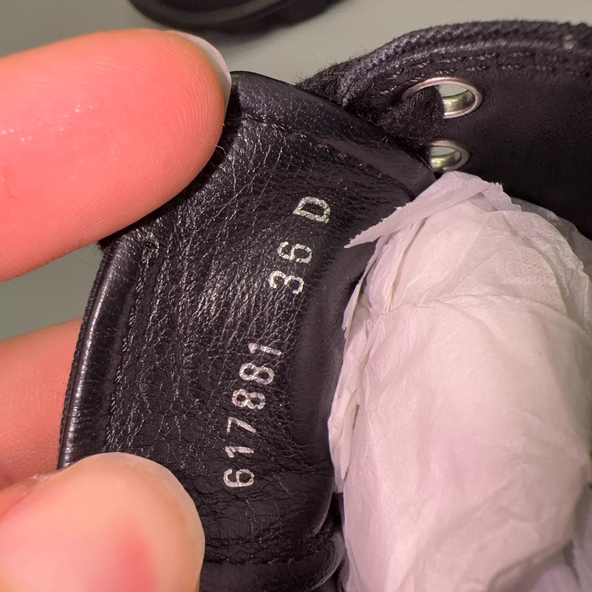 Alexander McQueen Alexander McQueen Tread Slick Printed Black Shoes Size US 5.5 / IT 35.5 - 7 Thumbnail