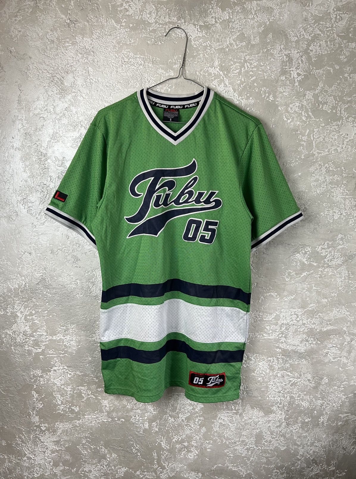 Fubu Vintage 90s Fubu 05 Rap Jersey Y2K T- 3 Shirt Green Size US S / EU 44-46 / 1 - 1 Thumbnail