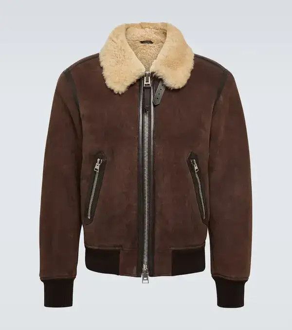 Tom Ford o1loc1c0126 LBS053 Leather Wear Blouson Jacket Size US M / EU 48-50 / 2 - 1 Thumbnail