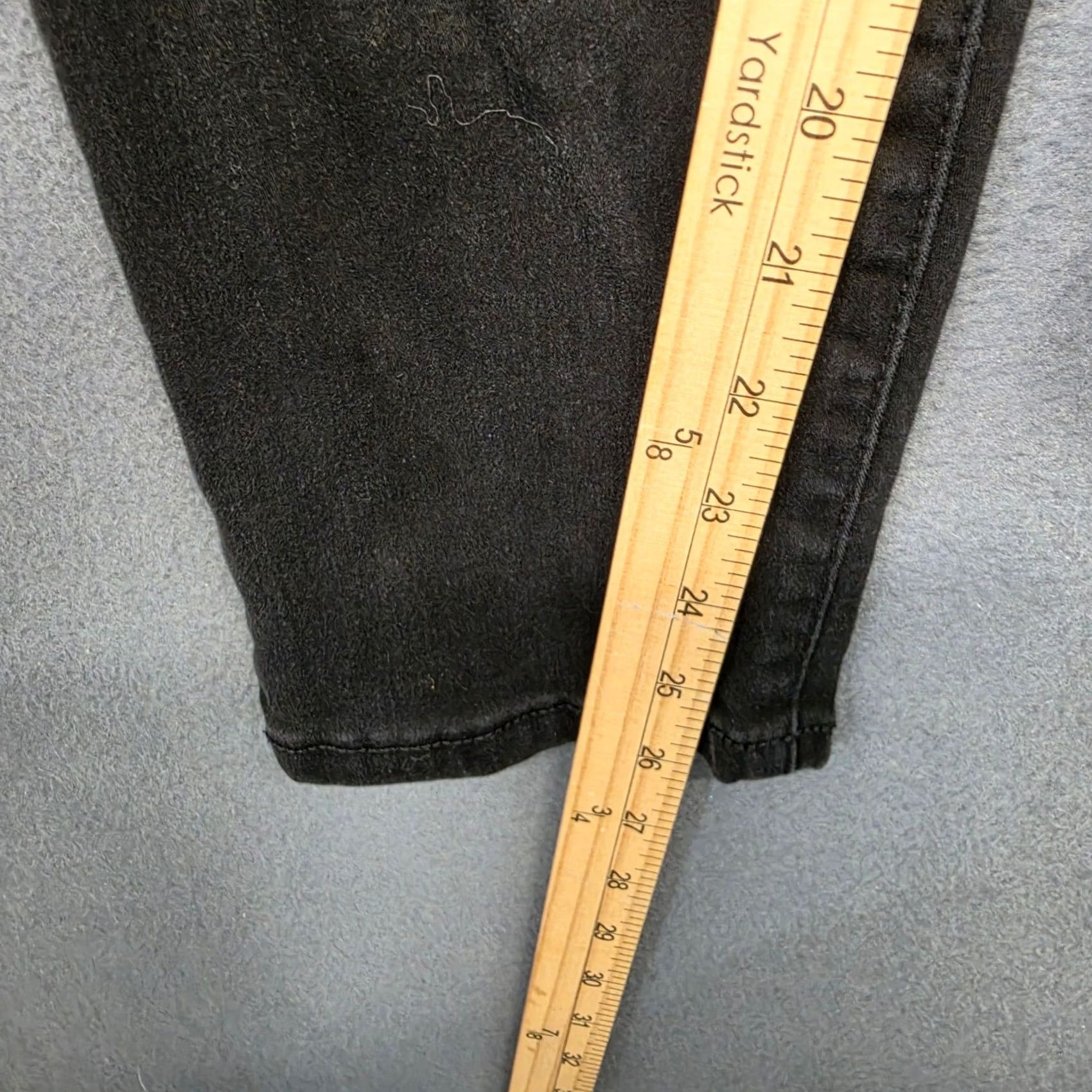 Vintage Lane Bryant Black High Rise Skinny Jeans Womens Plus Size 18 Flex Magic Waistband Jeans Size 40" / US 18 - 5 Thumbnail