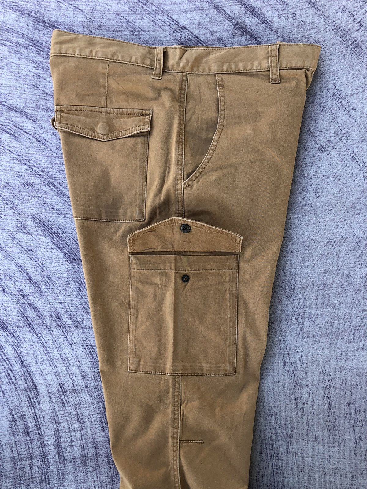 Japanese Brand Faded Cargo Multipocket Tactical Utility Pants Size US 32 / EU 48 - 11 Thumbnail