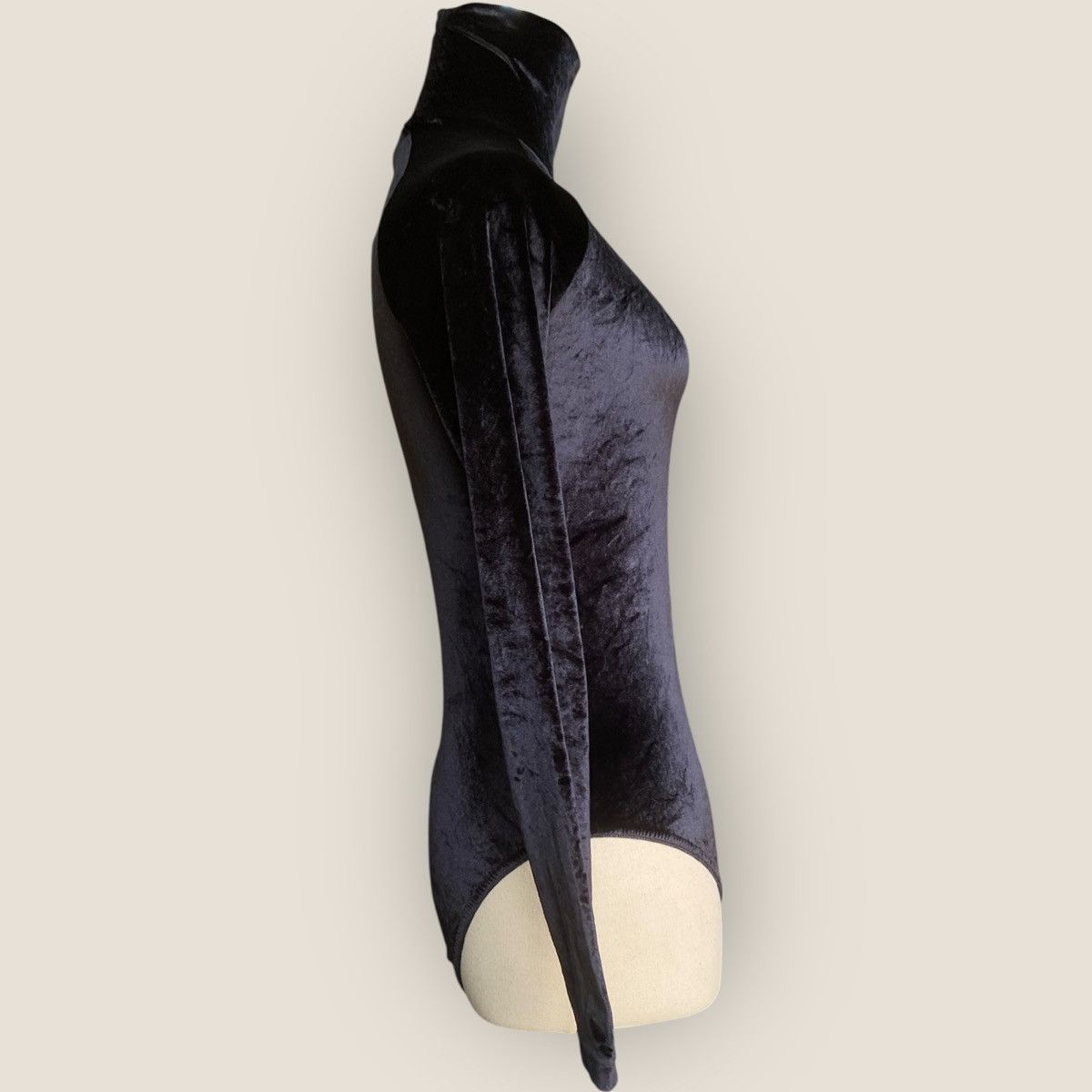Gucci Vintage 1994 Tom Ford Era Stretch Velvet Bodysuit Size M / US 6-8 / IT 42-44 - 2 Thumbnail