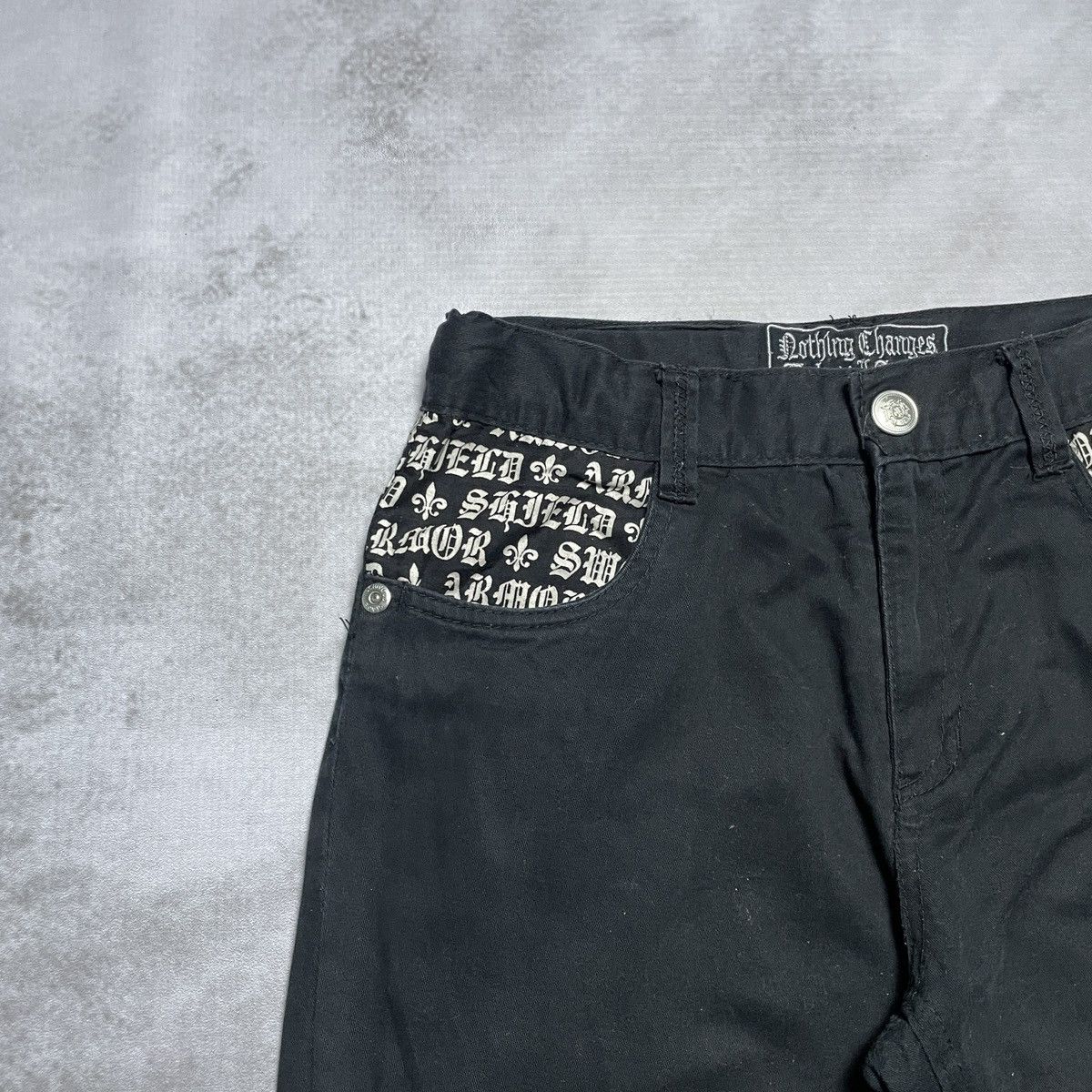 14th Addiction × If Six Was Nine × Japanese Brand 2000’s Nothing Changes Unless I Act - Gothic Pants Size US 30 / EU 46 - 9 Thumbnail