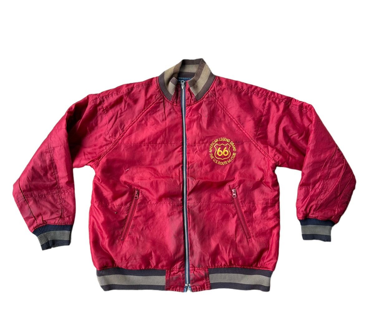 Vintage Vintage The U.S Route 66 club reversible jacket Size US L / EU 52-54 / 3 - 5 Thumbnail