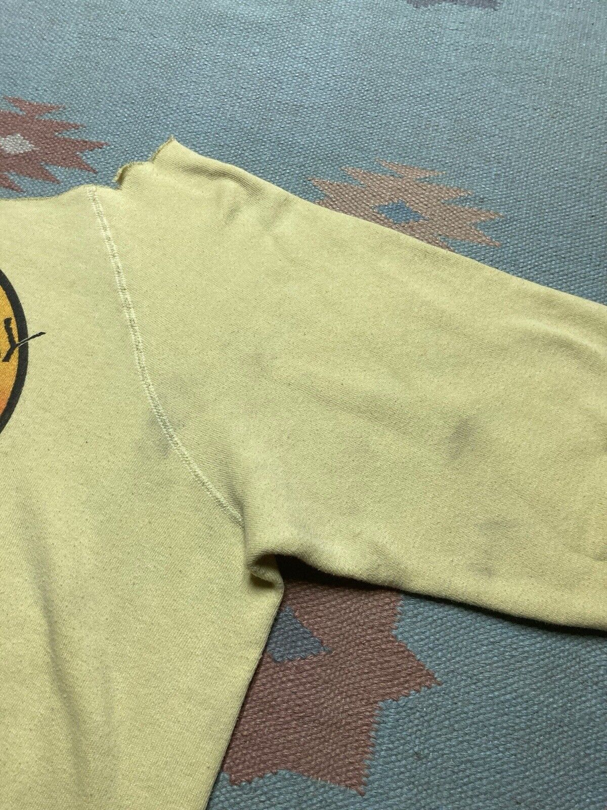 Vintage 80s sweatshirt one day at a time sunset lake chopped neck XL Size US XL / EU 56 / 4 - 6 Thumbnail