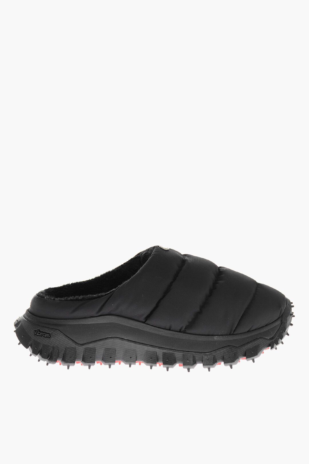 image of 1017 Alyx 9Sm x Moncler Alyx Vibram Logo Slides in Black, Men's (Size 10)