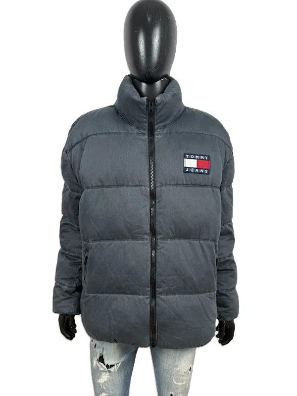 Tommy Hilfiger Tommy Jeans Giubbotto Imbottito Grigio Uomo XL Size US XL / EU 56 / 4 - 1 Thumbnail
