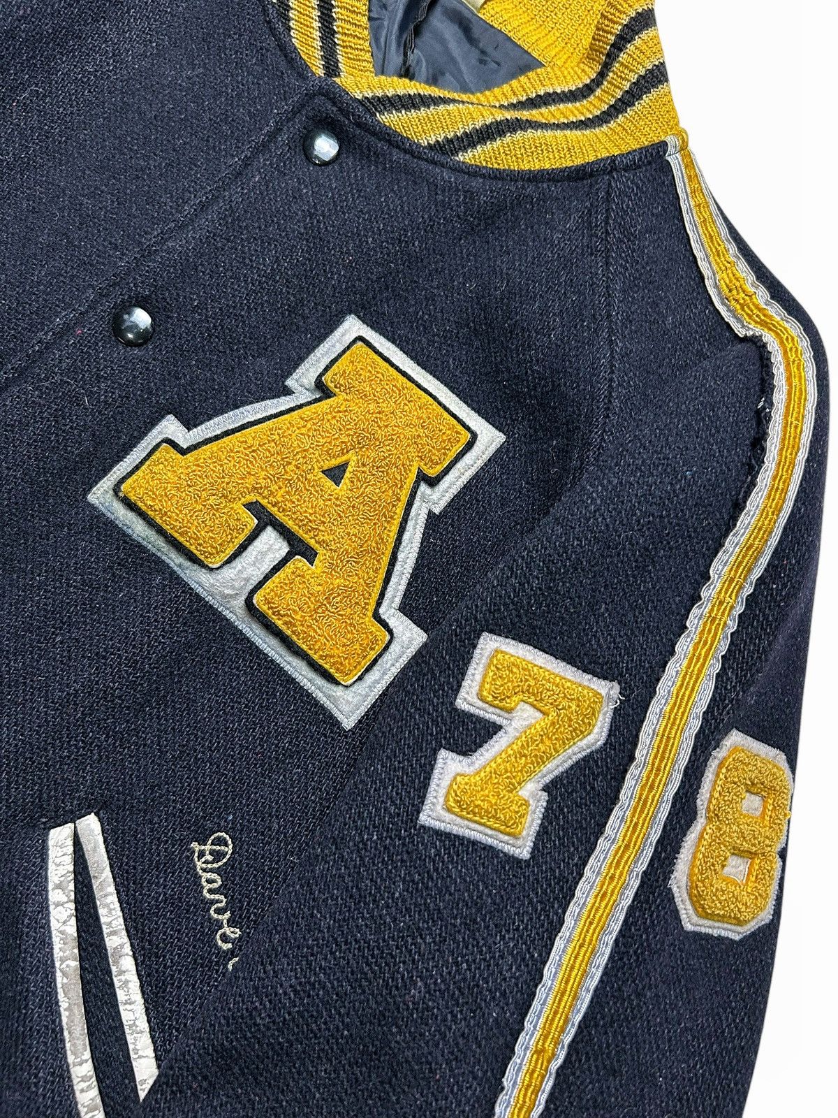 Vintage Vintage 60s Sportswear Letterman Wool Varsity Agler Davidson Size US L / EU 52-54 / 3 - 12 Thumbnail