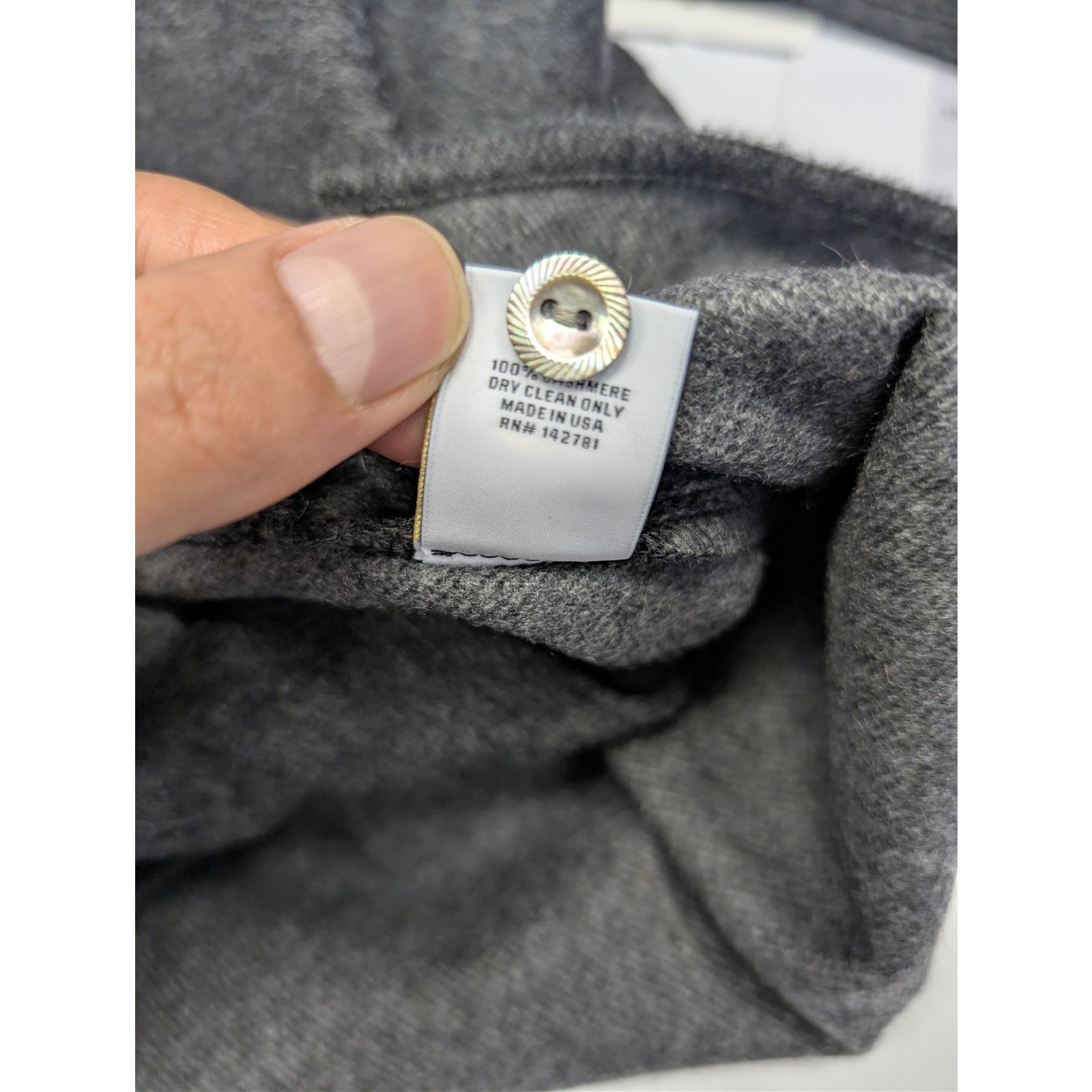 Aime Leon Dore o1rshd1 Cashmere Field Shirt in Graphite Size US XL / EU 56 / 4 - 17 Thumbnail