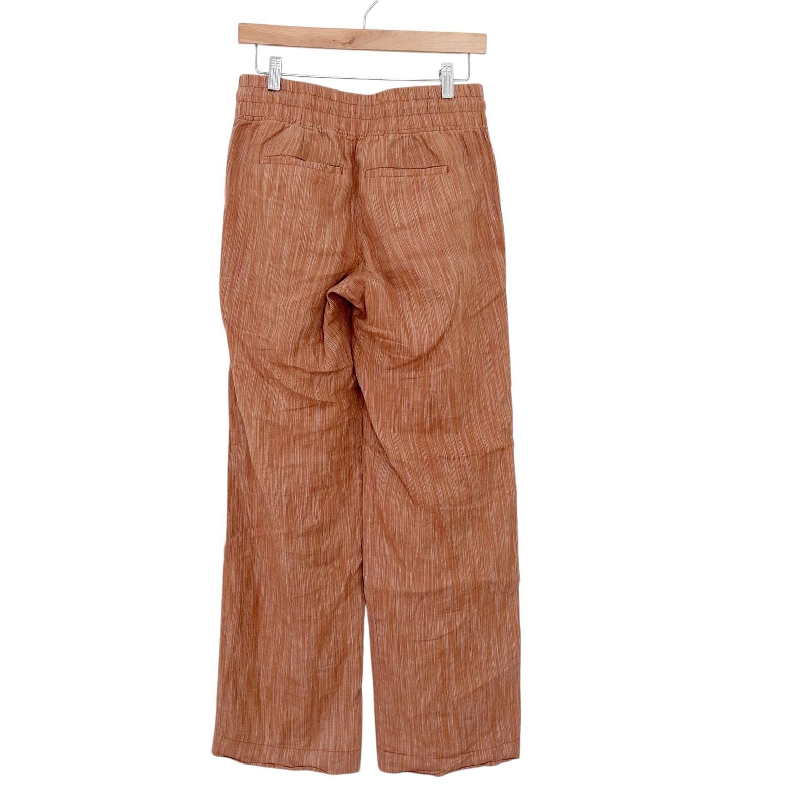 Athleta Athleta Cabo Linen Textured Wide Leg Pants Sz 2 Size 26" / US 2 / IT 38 - 5 Thumbnail
