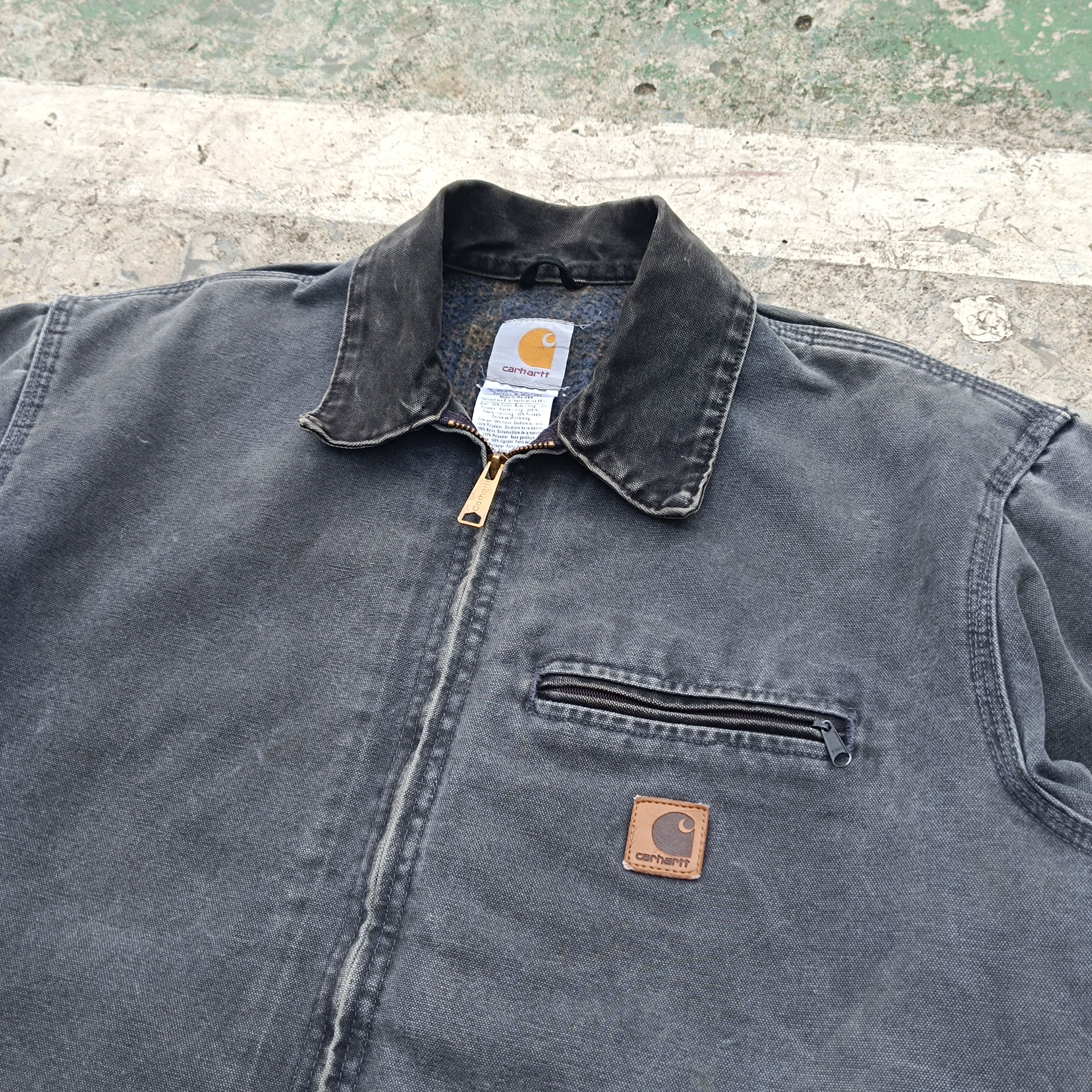 Carhartt ❌SOLD OUT❌ Crazy Vintage Carhartt Detroit jacket J97 Petrol Size US L / EU 52-54 / 3 - 3 Thumbnail