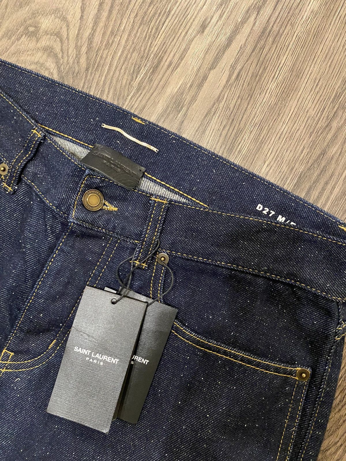 Saint Laurent Paris Etienne Speckled Denim Size US 30 / EU 46 - 3 Thumbnail