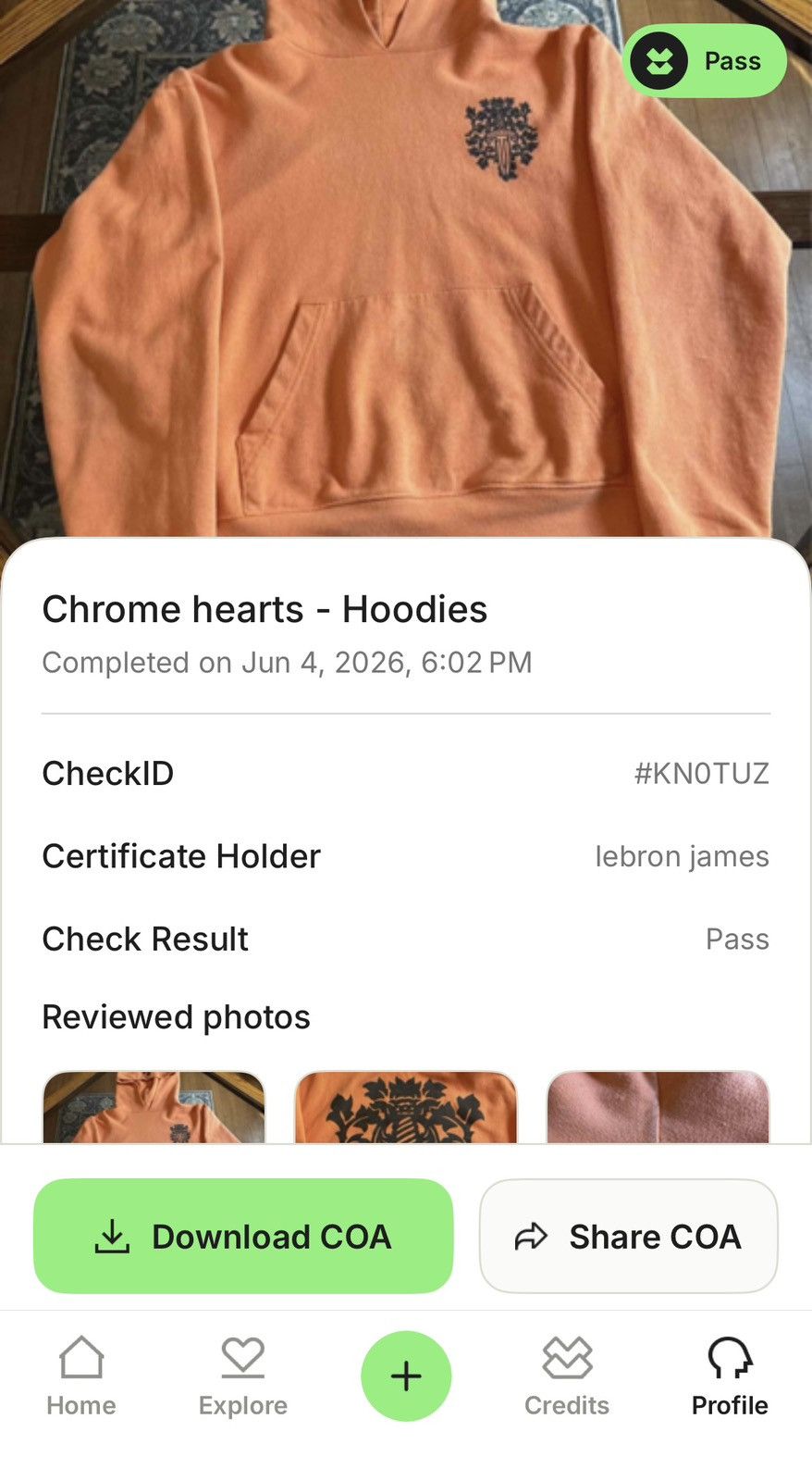 Chrome Hearts Chrome Hearts Vine Dagger Logo Hooded Sweatshirt Size US S / EU 44-46 / 1 - 11 Thumbnail