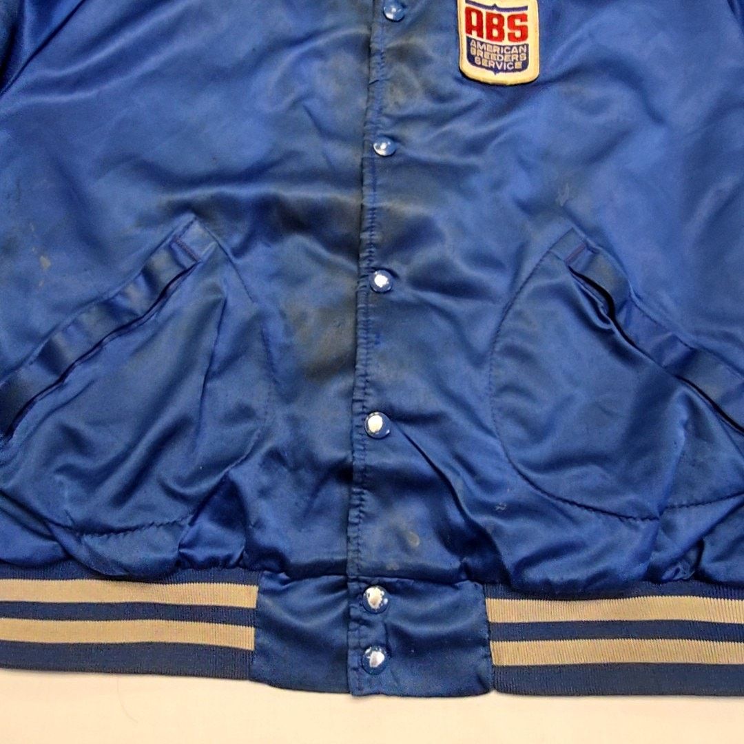 Vintage Vintage ABS Jacket Blue Mens XL Distressed Western Bomber Size US XL / EU 56 / 4 - 9 Thumbnail