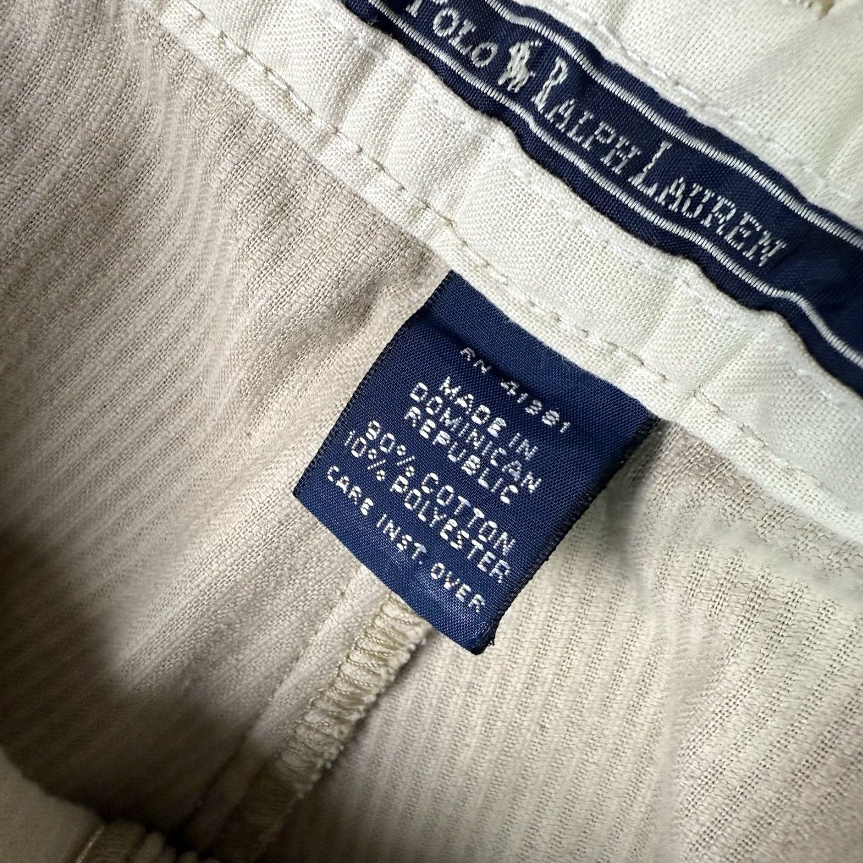 Polo Ralph Lauren VINTAGE Polo Ralph Lauren Corduroy Pants Beig﻿e 40x32 Regular Wide Leg Mens Polo Ralph Lauren Pants Size US L / EU 52-54 / 3 - 6 Thumbnail