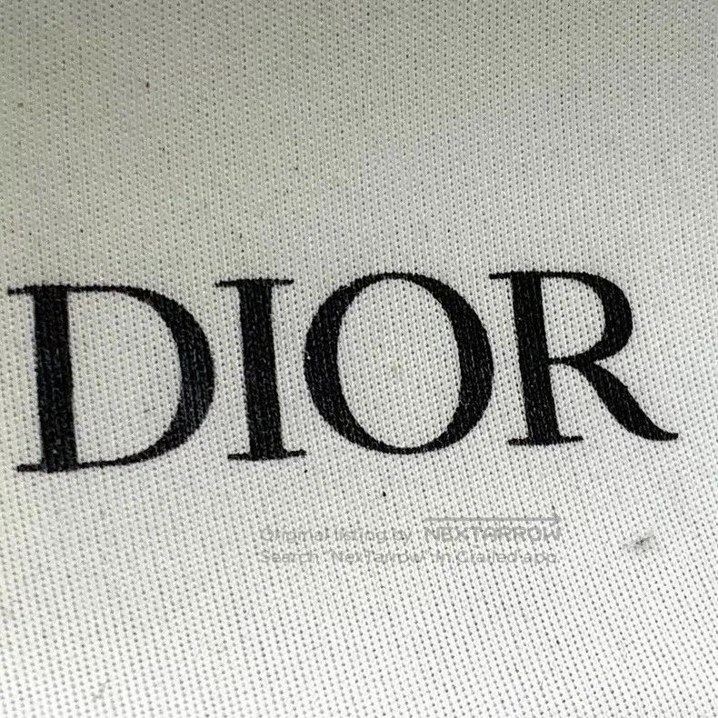 Dior Dior White logo printed lace-up casual flat high-top sneak Size US 5.5 / IT 35.5 - 7 Thumbnail