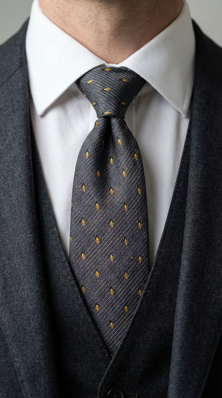 Lanvin Lanvin Paris 100% silk Tie Necktie for Men Top Luxury Gray Size ONE SIZE - 2 Thumbnail