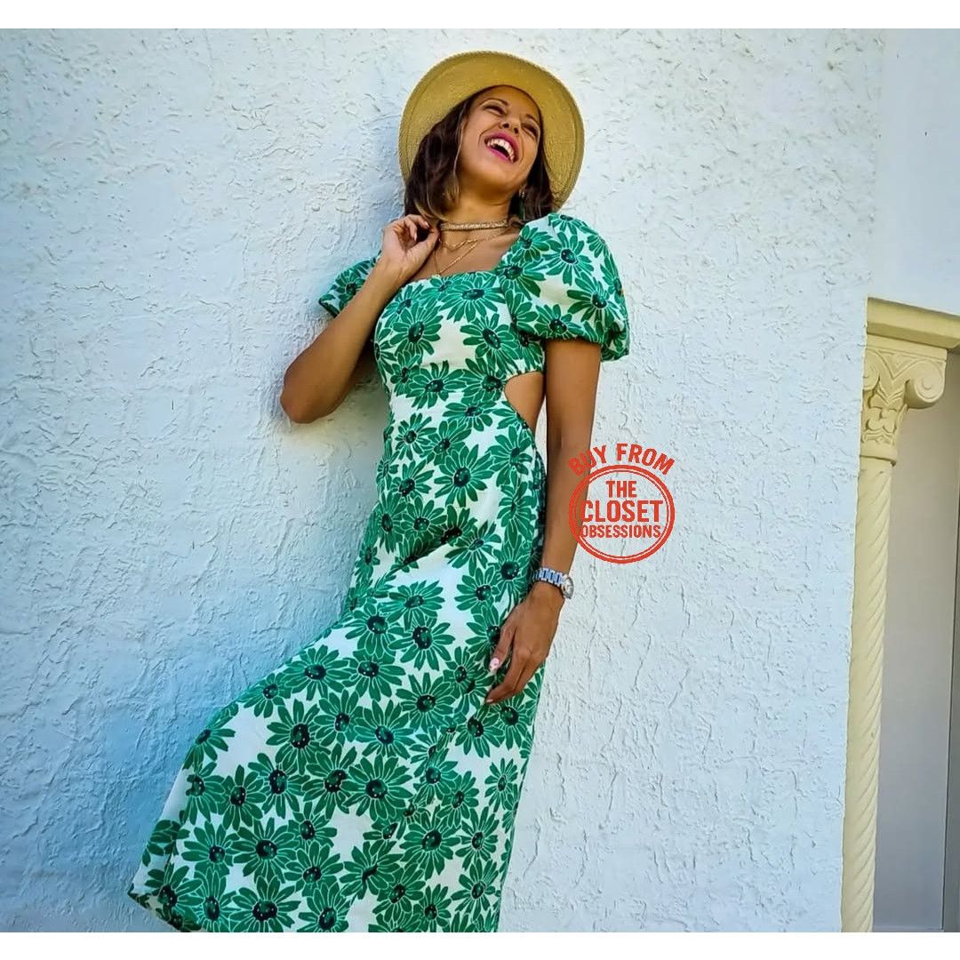 Mango MANGO Floral Print Midi Dress NWT Size S / US 4 / IT 40 - 6 Thumbnail