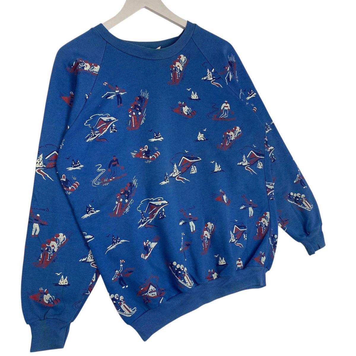 Other Vintage 90s All Over Print Ski Sports Sweatshirt Crewneck Size US S / EU 44-46 / 1 - 3 Thumbnail