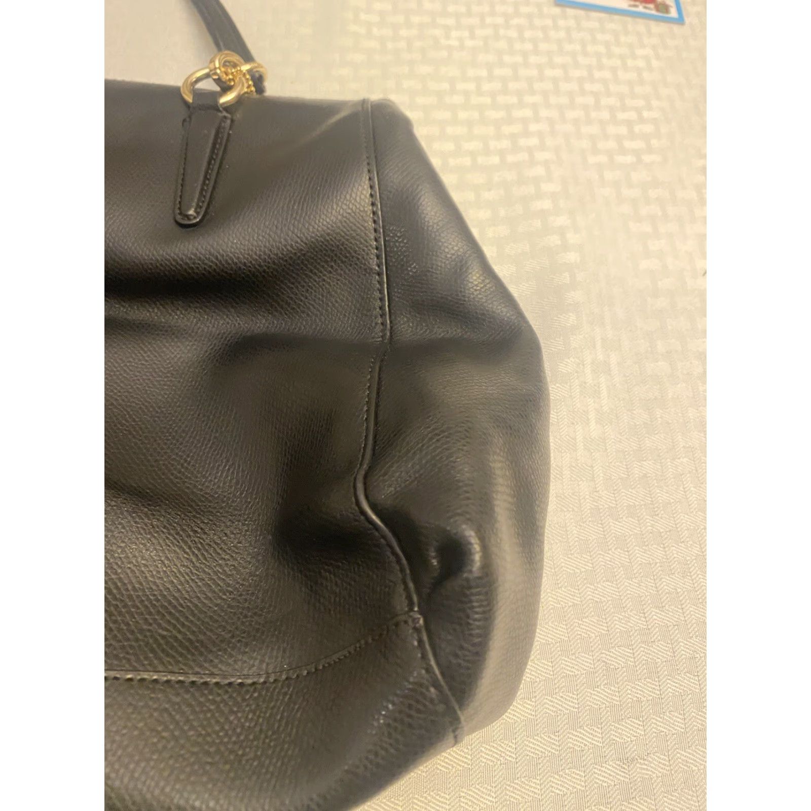 Coach VINTAGE? COACH Leather Double Zip Shoulder Bag Black Size ONE SIZE - 5 Thumbnail
