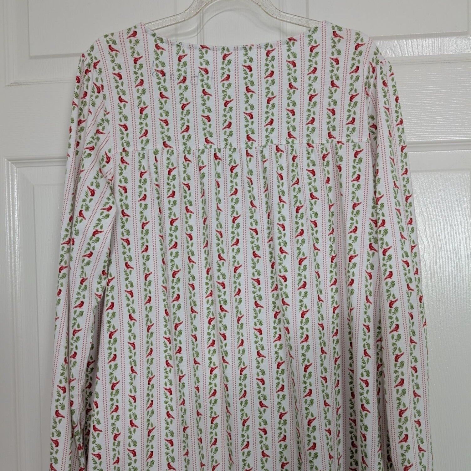 Croft & Barrow Croft & Barrow Cardinal Nightgown Womens Medium White Cotton Size M / US 6-8 / IT 42-44 - 8 Thumbnail