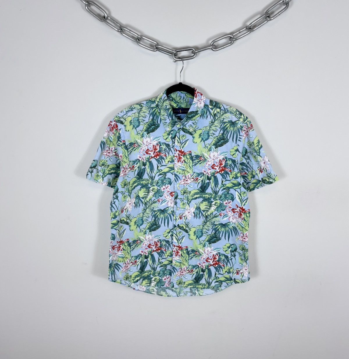 Ralph Lauren Ralph Lauren Men’s Short Sleeve Shirt Floral Hawaiian Size US L / EU 52-54 / 3 - 1 Thumbnail