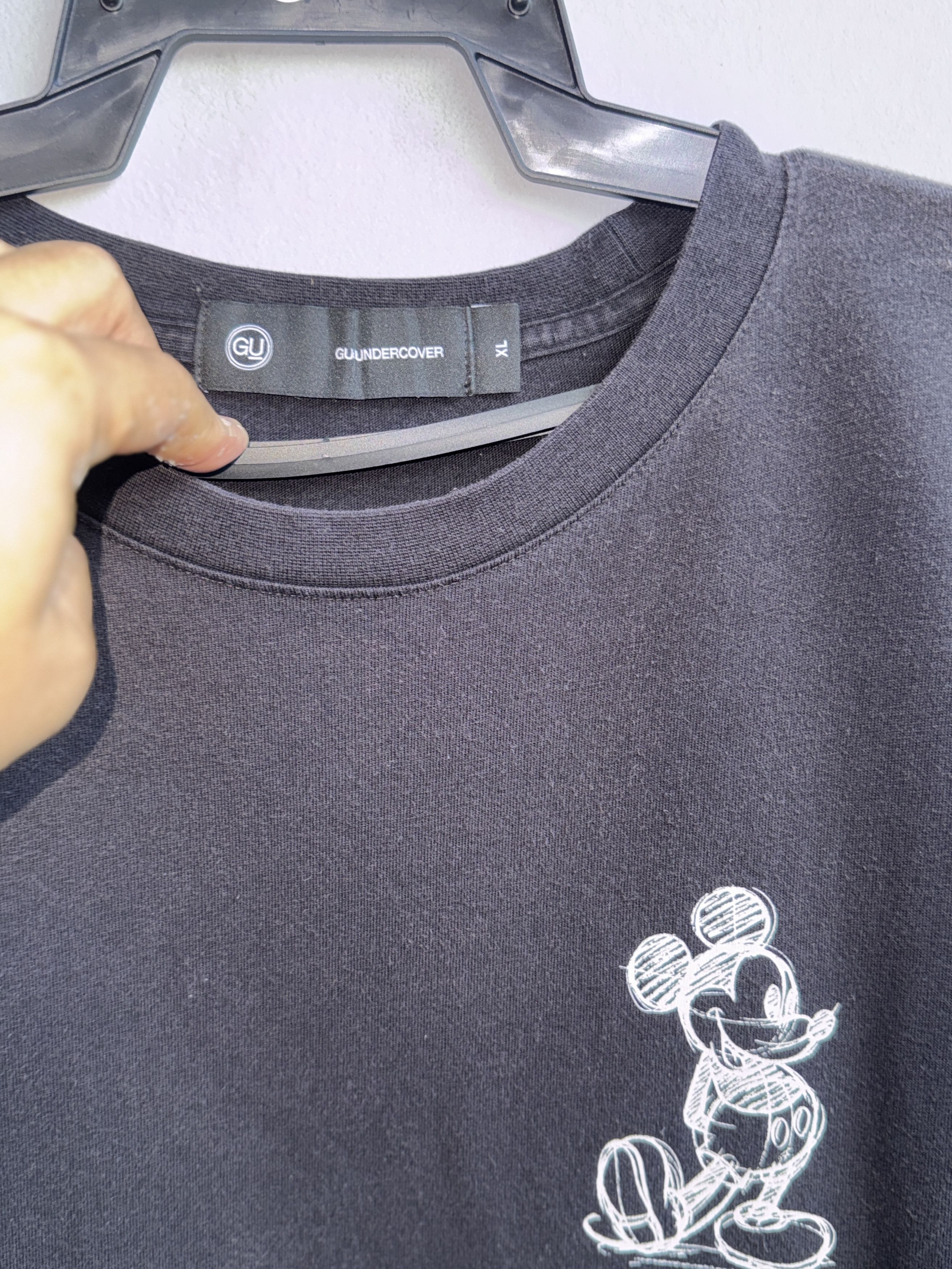 GU × Undercover Undercover Mickey Mouse Gu T-Shirt Size US XL / EU 56 / 4 - 4 Thumbnail