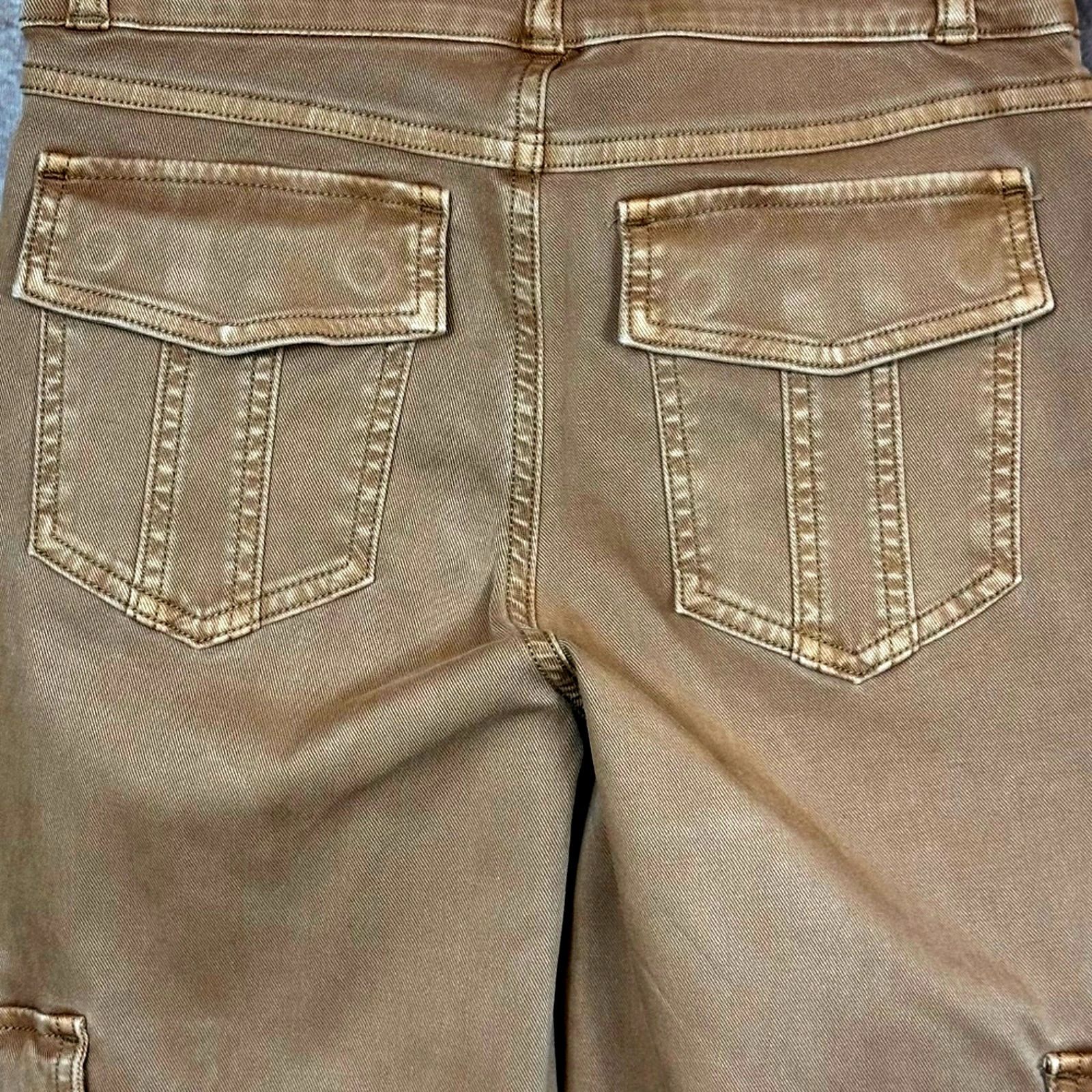 Spanx Spanx Stretch Twill Ankle Cargo Pants Honey Glow M (6/8) Size 29" - 13 Thumbnail