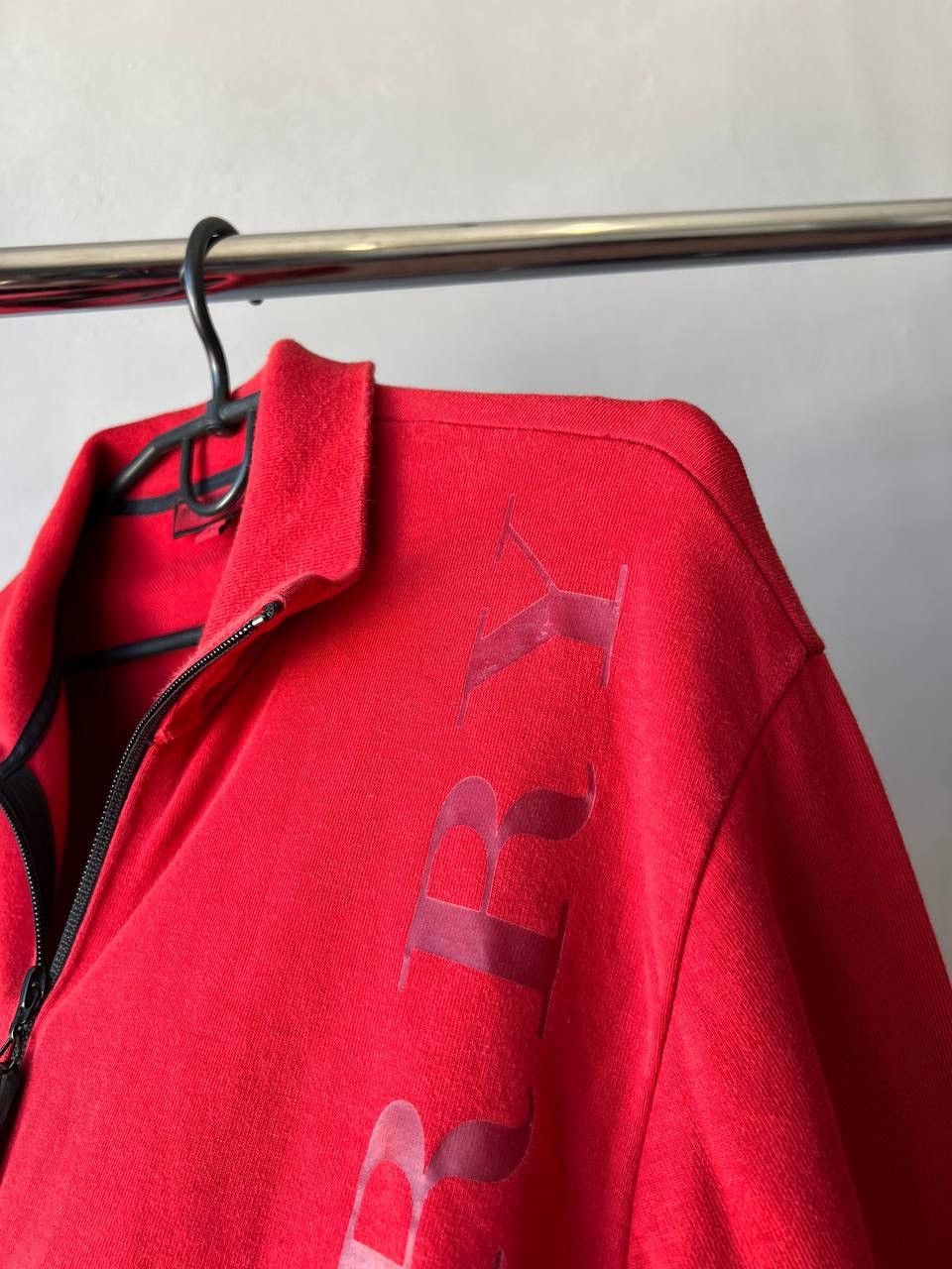 Burberry BURBERRY SPORT RED CASUAL MENS FULL ZIP BIG LOGO SWEATSHIRT Size US XL / EU 56 / 4 - 9 Thumbnail