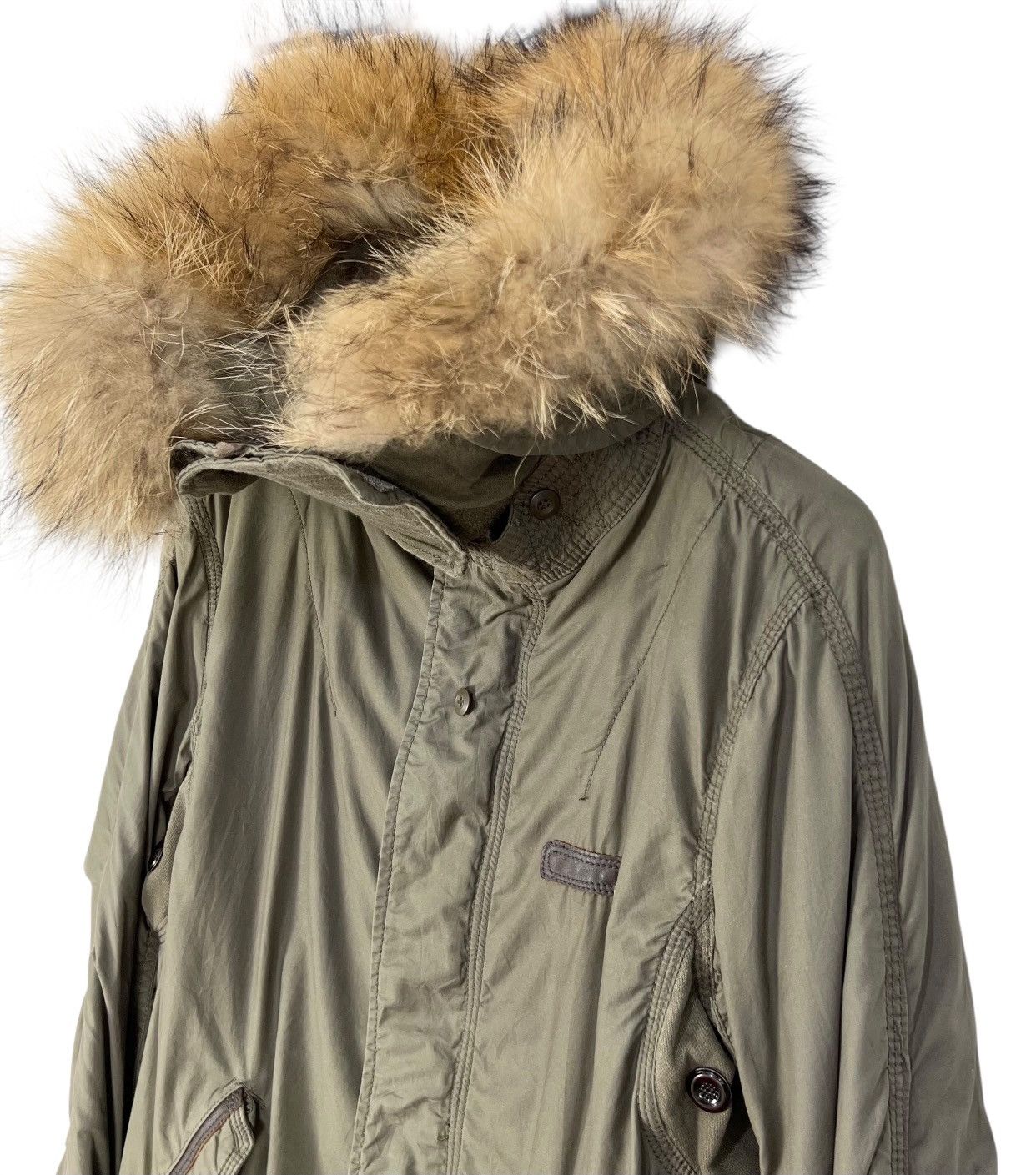 14th Addiction × GOAT Crew × Le Grande Bleu (L.G.B.) GOA Winter Parka Jacket Women Size Medium Furs Hoodie Size M / US 6-8 / IT 42-44 - 2 Thumbnail