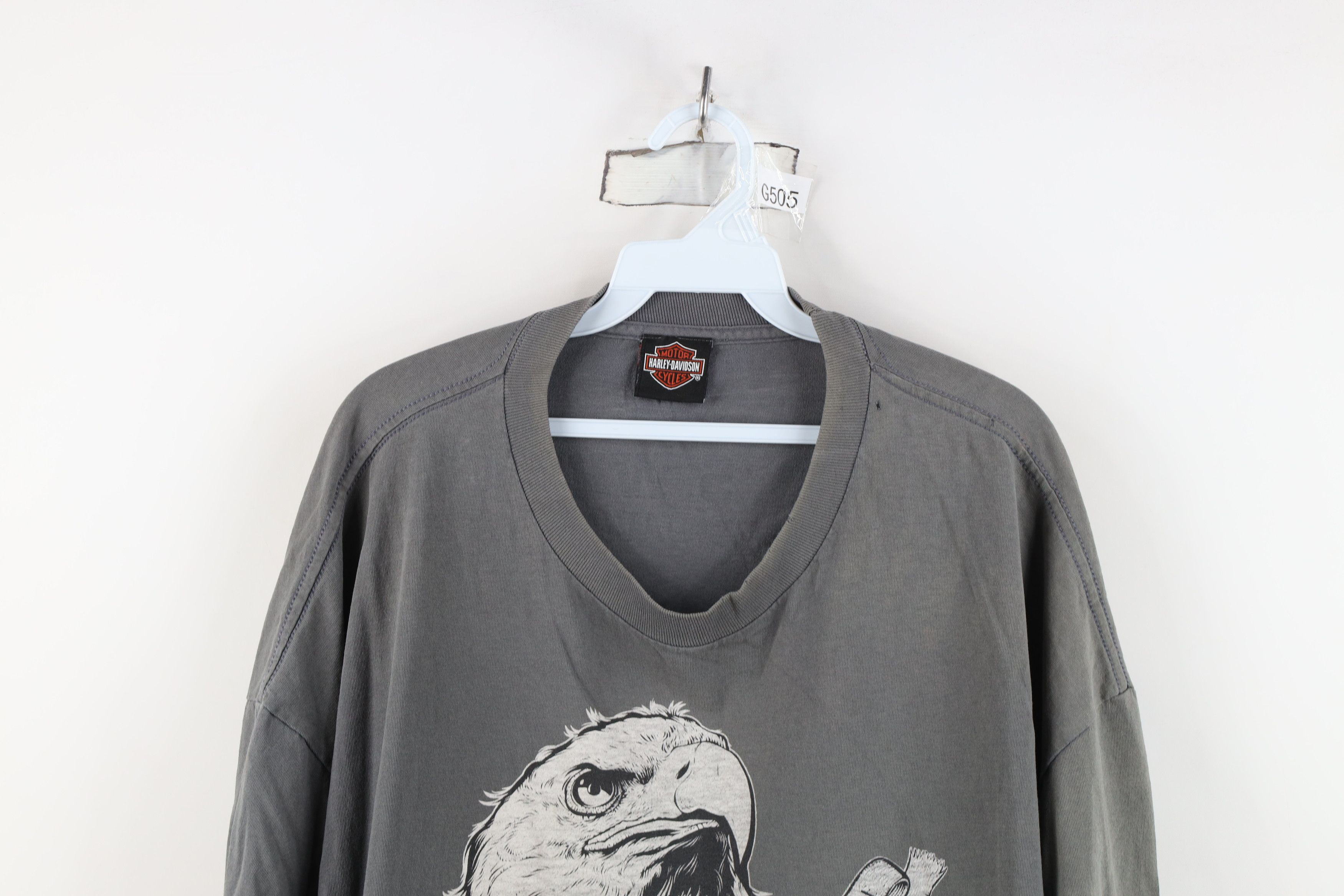 Harley Davidson Vintage Y2K Harley Davidson Tribal Eagle T-Shirt Size US XXL / EU 58 / 5 - 2 Thumbnail