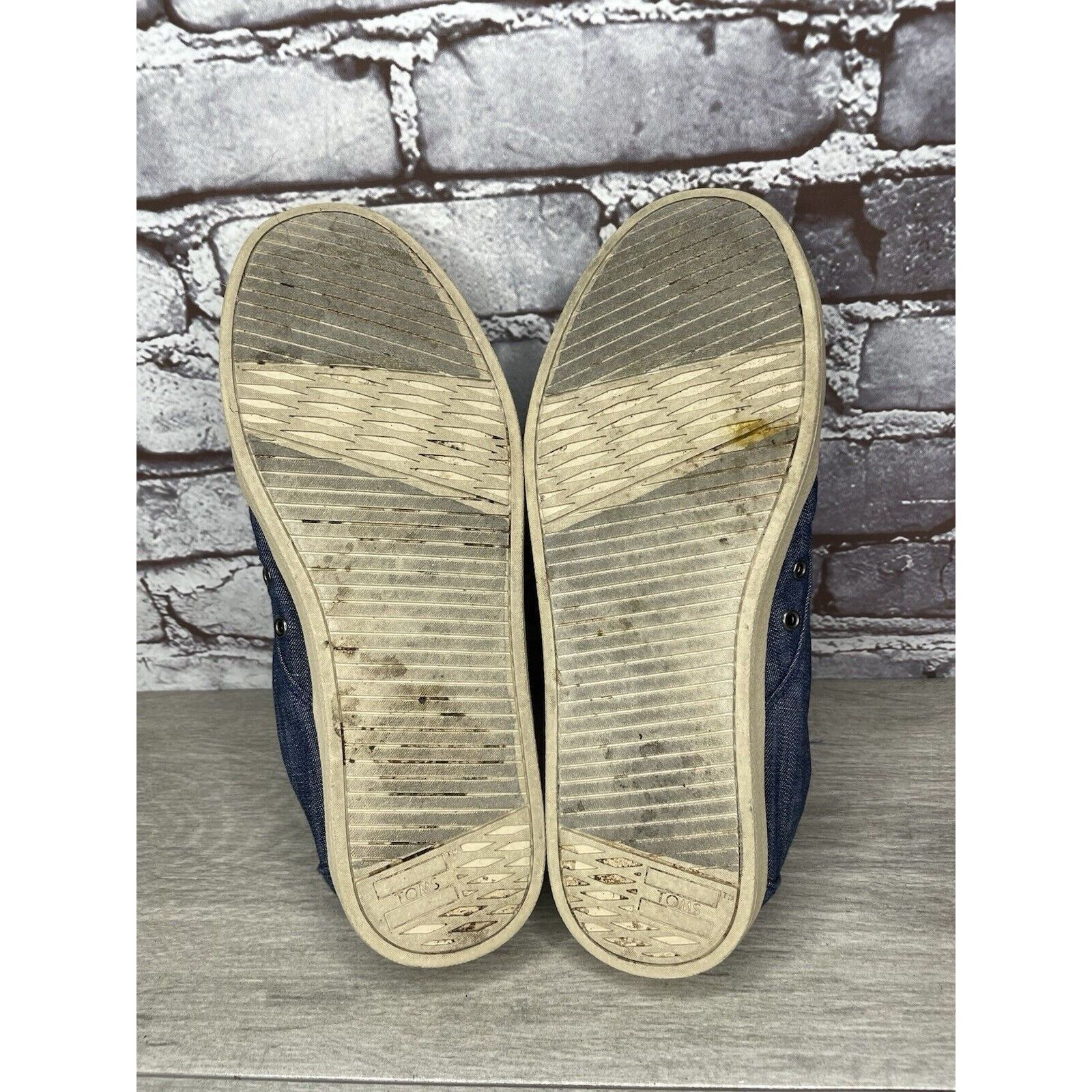 Toms Toms Denim Blue Canvas Lace Up Comfort Casual Sneakers Shoes Size US 9 / EU 42 - 16 Thumbnail
