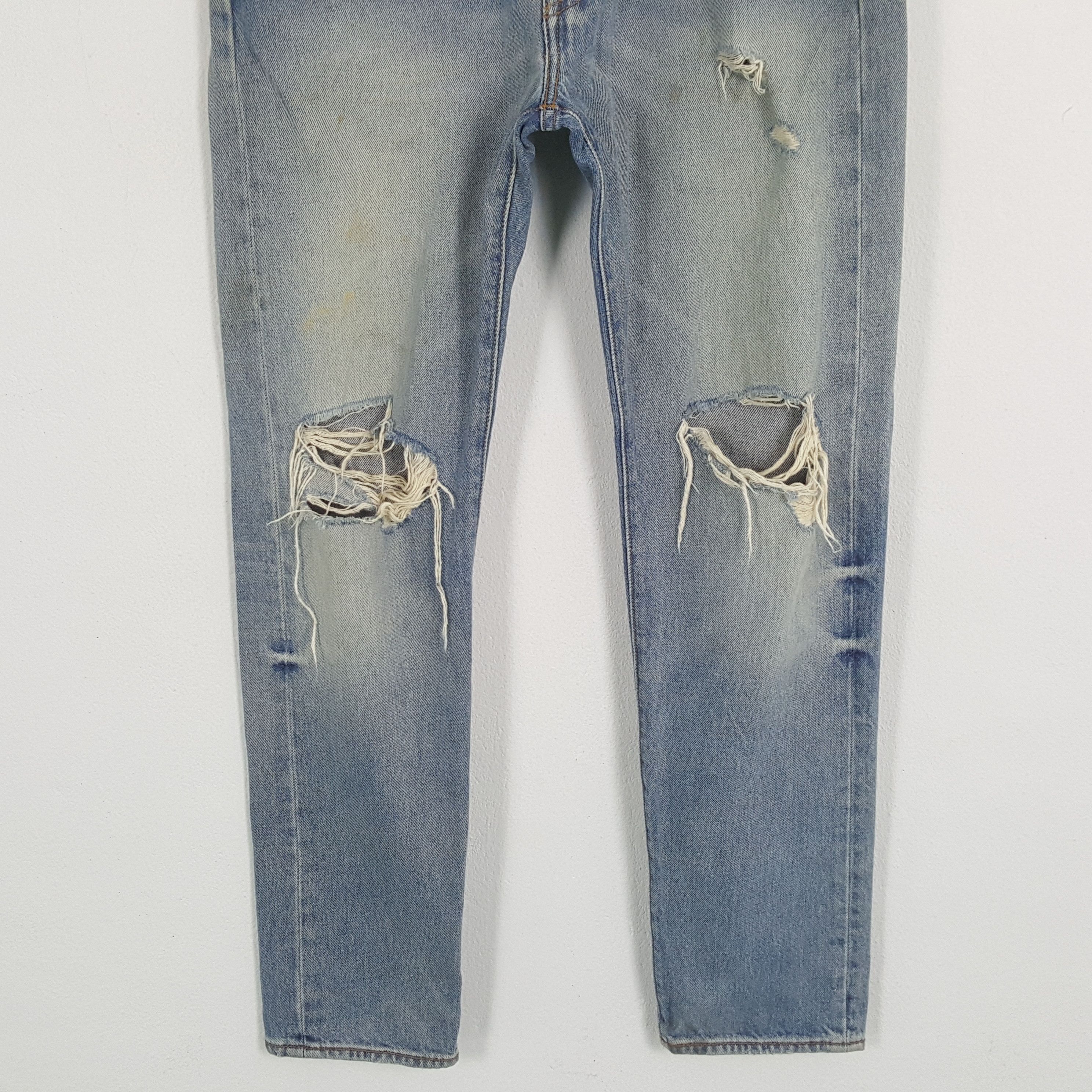 Levi's × Vintage LEVI'S Streetwear Style Distressed Jeans Size US 32 / EU 48 - 3 Thumbnail