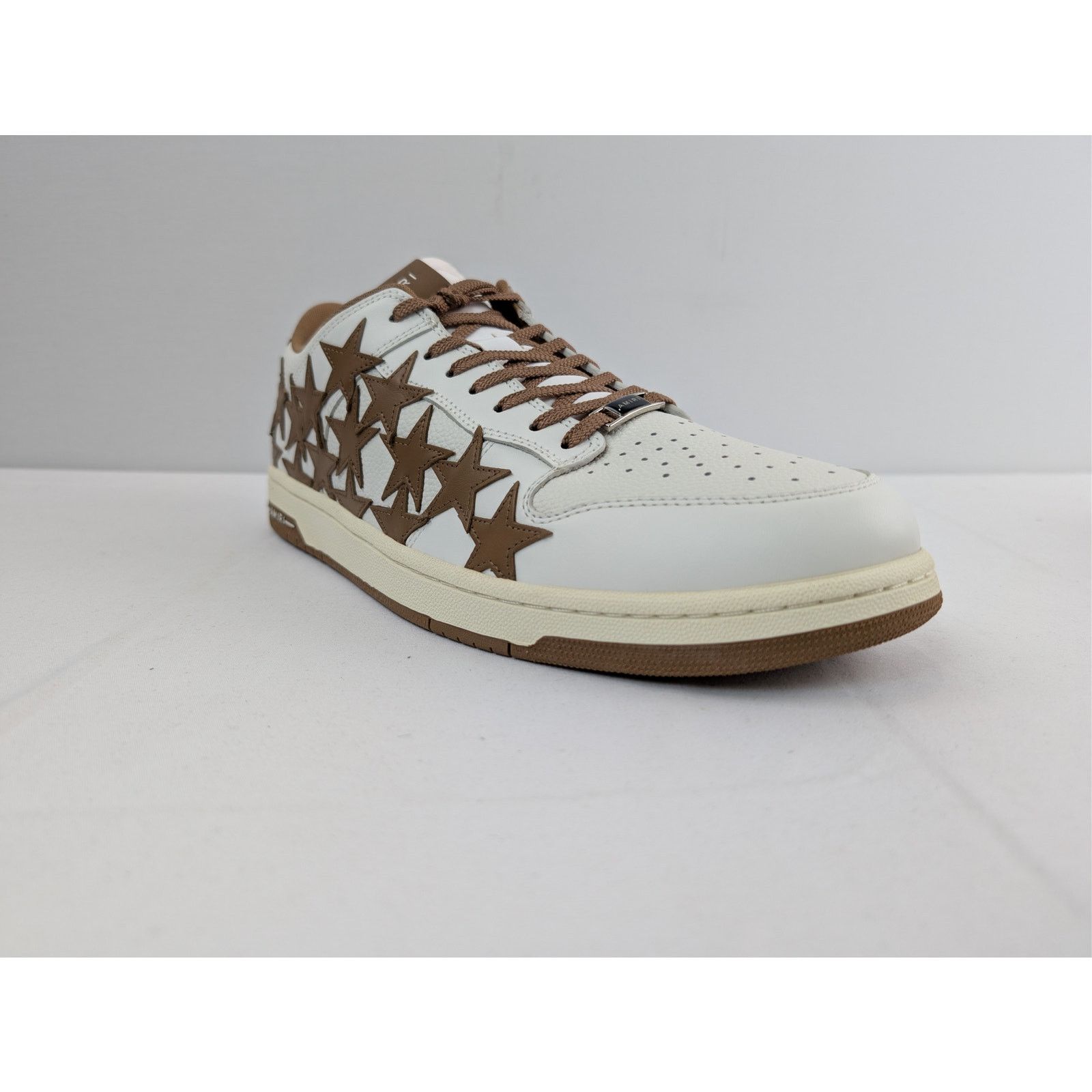 Amiri o1rshd1 Stars Low top sneakers in White/Brown 47 Size US 14 / EU 47 - 3 Thumbnail