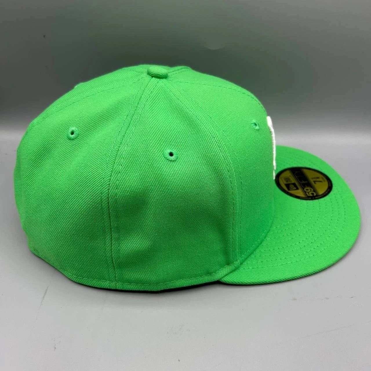 New Era Los Ageles LA Dodgers Hat Men 7 5/8 Green MLB Fitted Cap New Size ONE SIZE - 6 Thumbnail