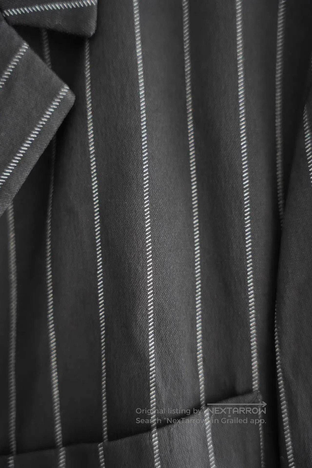 Yohji Yamamoto Black Pinstripe Long Sleeve Blazer. Size US S / EU 44-46 / 1 - 4 Thumbnail