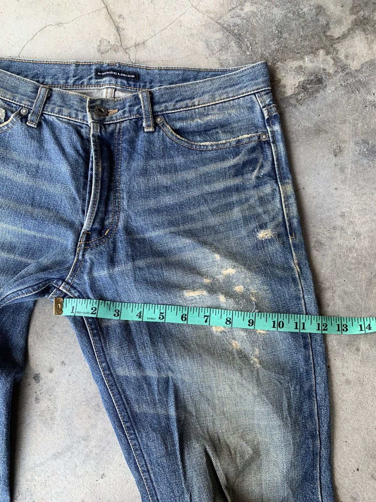 Lounge Lizard Distressed LOUNGE LIZARD denim. Size US 32 / EU 48 - 6 Thumbnail