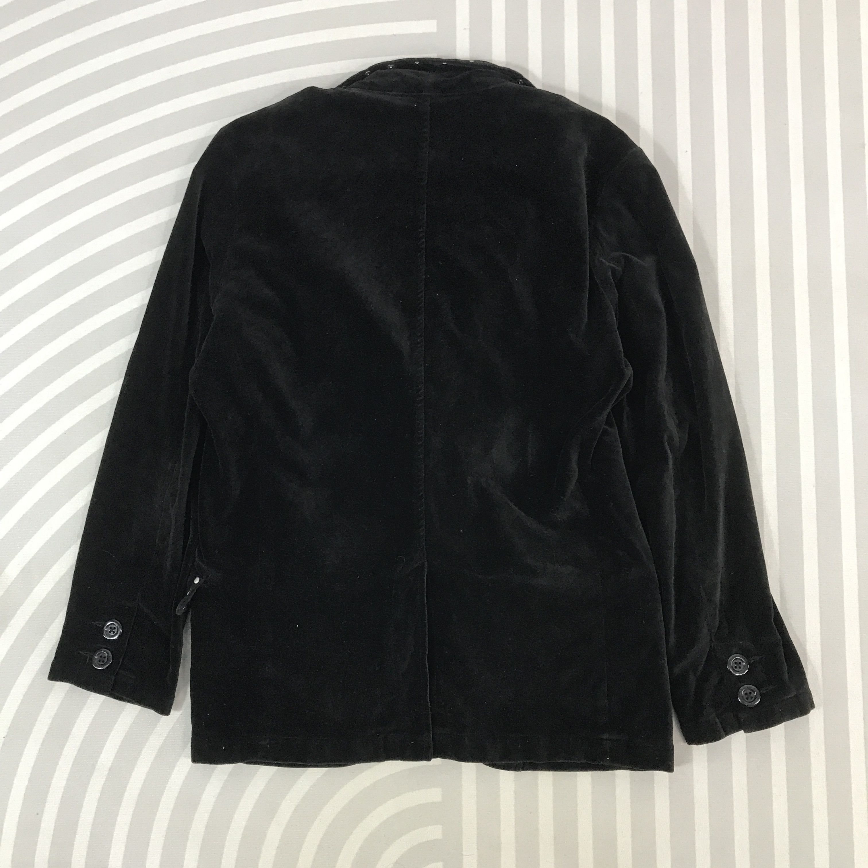 Japanese Brand × Vintage Vintage Japanese Punk Velvet blazer coat Jacket Size US M / EU 48-50 / 2 - 3 Thumbnail
