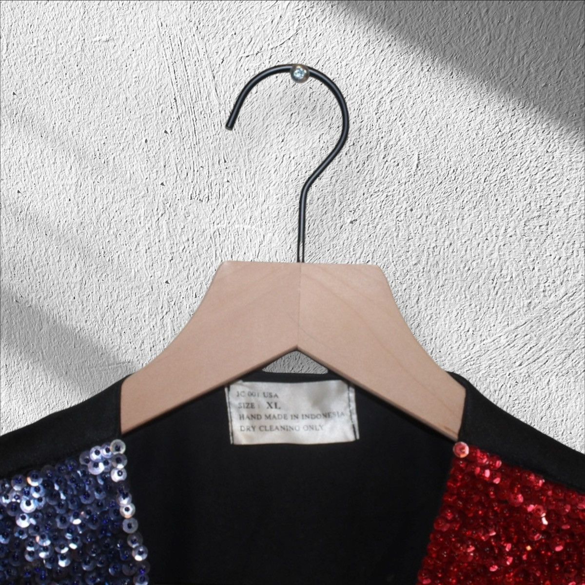 Vintage Vintage American Flag Sequin Vest USA Women’s Size XL / US 12-14 / IT 48-50 - 4 Thumbnail