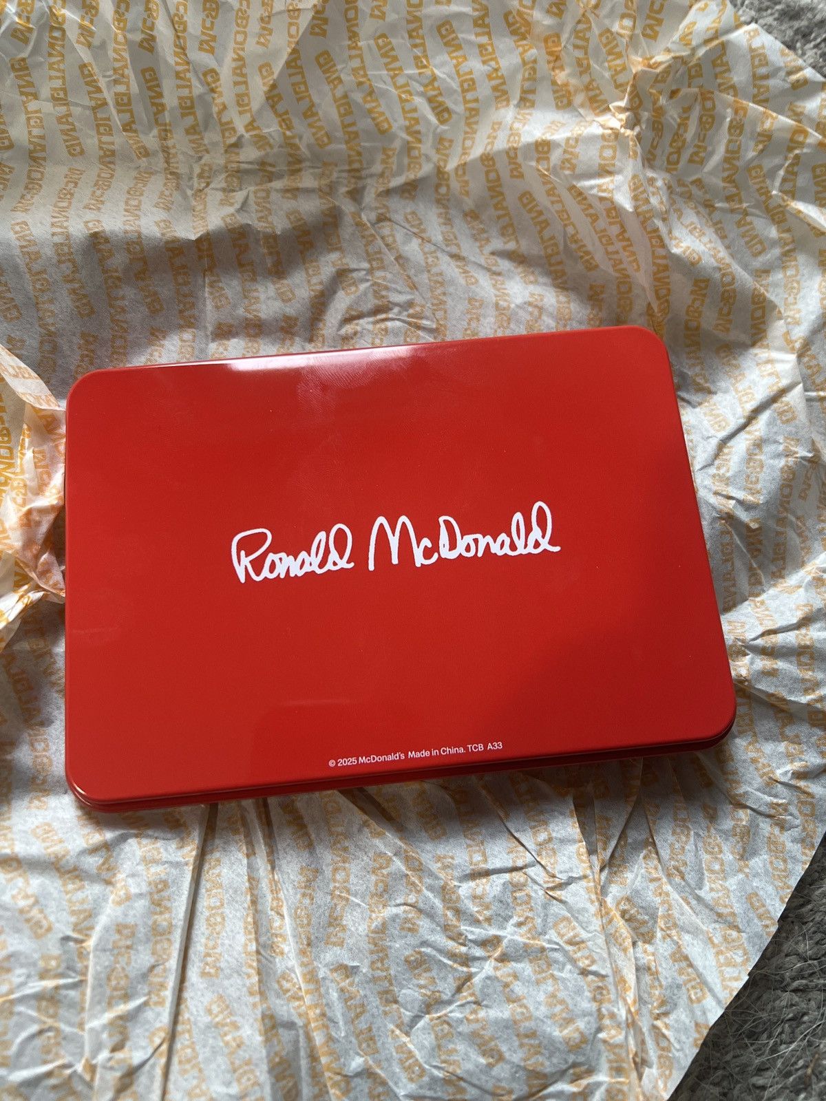 Hypebeast 2025 McDonald’s McDonaldland Ronald McDonald Tin Size ONE SIZE - 3 Thumbnail