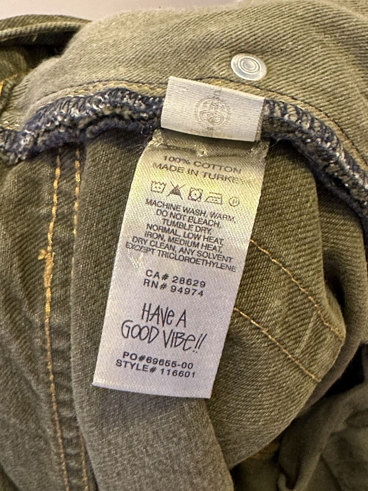 Stussy Stussy Classic Jeans Green-Brown Size US 33 - 4 Thumbnail